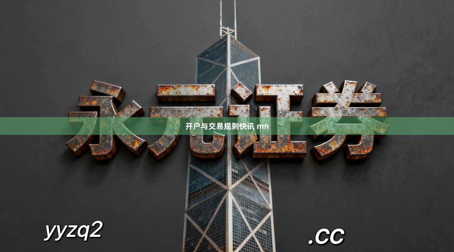 开户与交易规则快讯 mn
