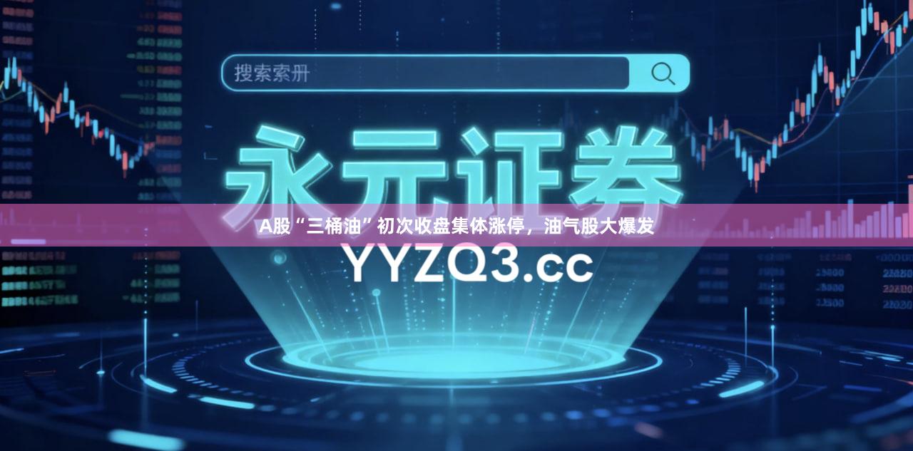 A股“三桶油”初次收盘集体涨停，油气股大爆发